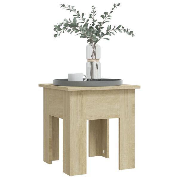vidaXL Τραπεζάκι Σαλονιού Sonoma Δρυς 40 x 40 x 42 εκ. Μοριοσανίδα