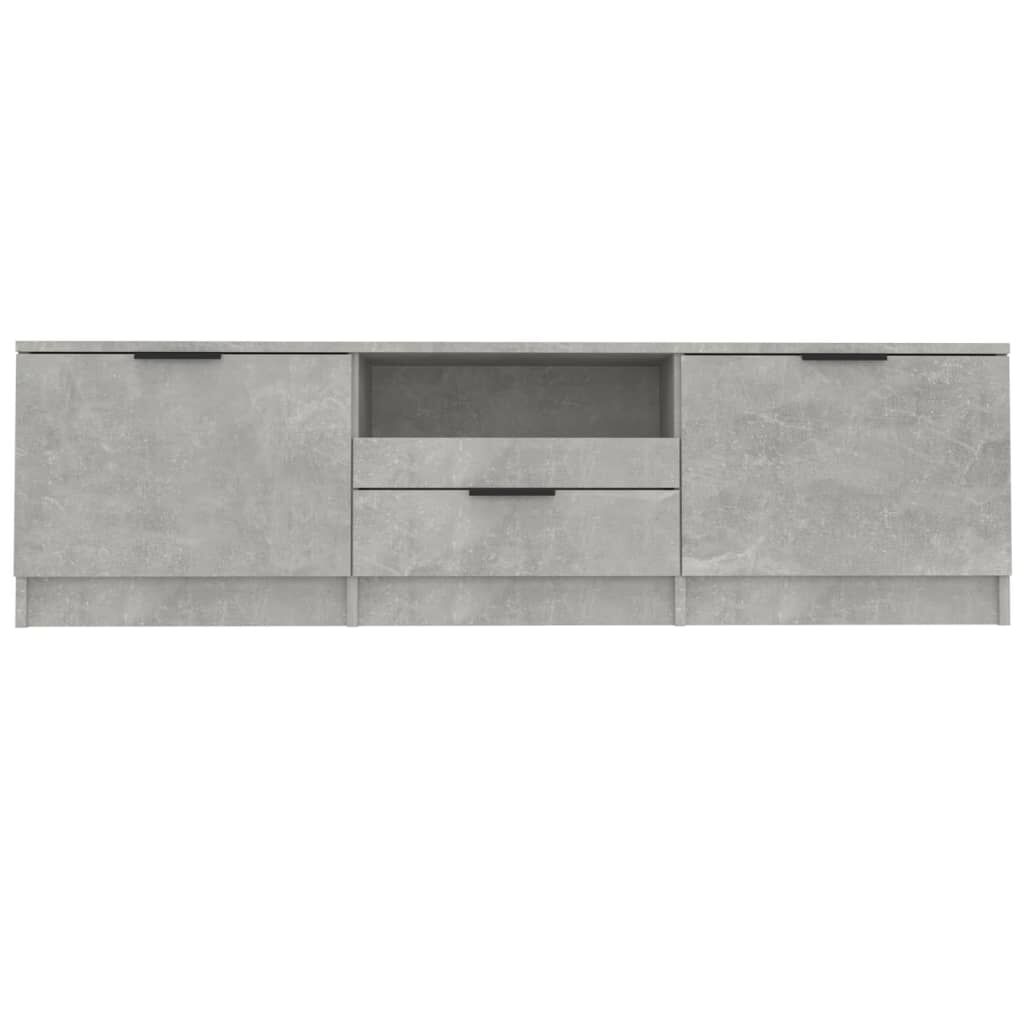 vidaXL Έπιπλο Τηλεόρασης Γκρι Σκυροδέματος 140x35x40 εκ. Επεξεργ. Ξύλο
