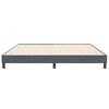 vidaXL Κρεβάτι Boxspring χωρίς Στρώμα Σκούρο Γκρι 200x210 εκ Βελούδινο