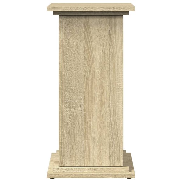 vidaXL Βάση Οθόνης με Αποθ. Sonoma Δρυς 31x30x60 εκ Επεξεργασμένο Ξύλο