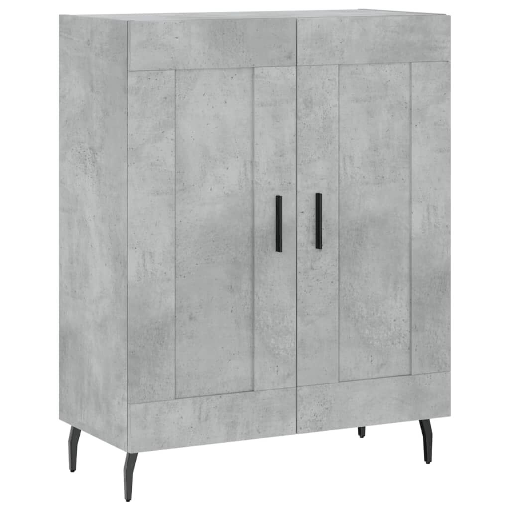 vidaXL Ντουλάπι Γκρι Σκυροδέματος 69,5x34x90 εκ. Επεξεργασμένο Ξύλο
