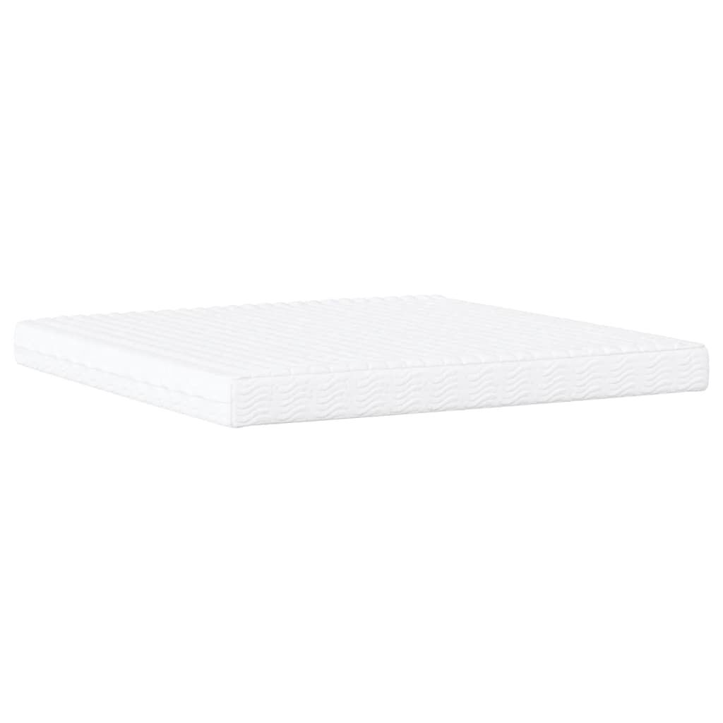vidaXL Κρεβάτι με Στρώμα Taupe 200x200 εκ. Υφασμάτινο