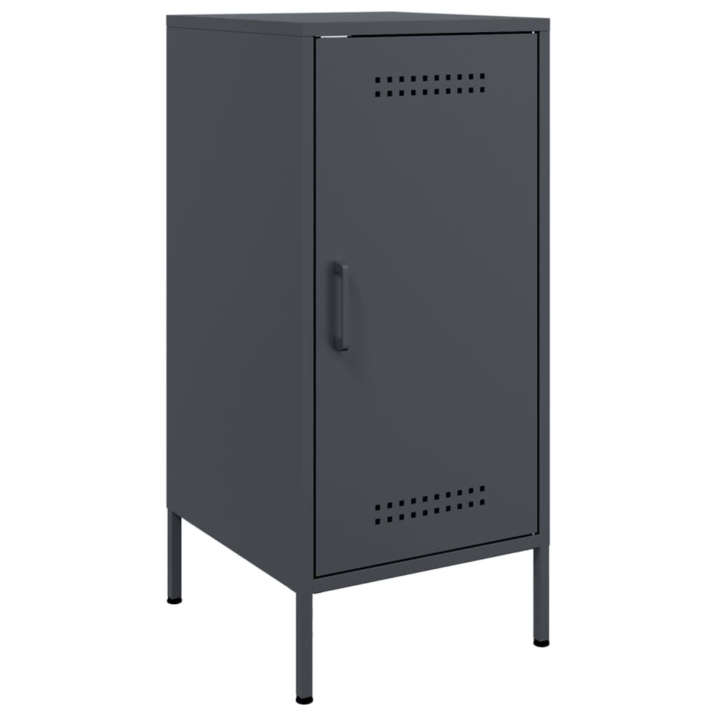 vidaXL Ντουλάπι Ανθρακί 36x39x79 εκ. από Χάλυβα