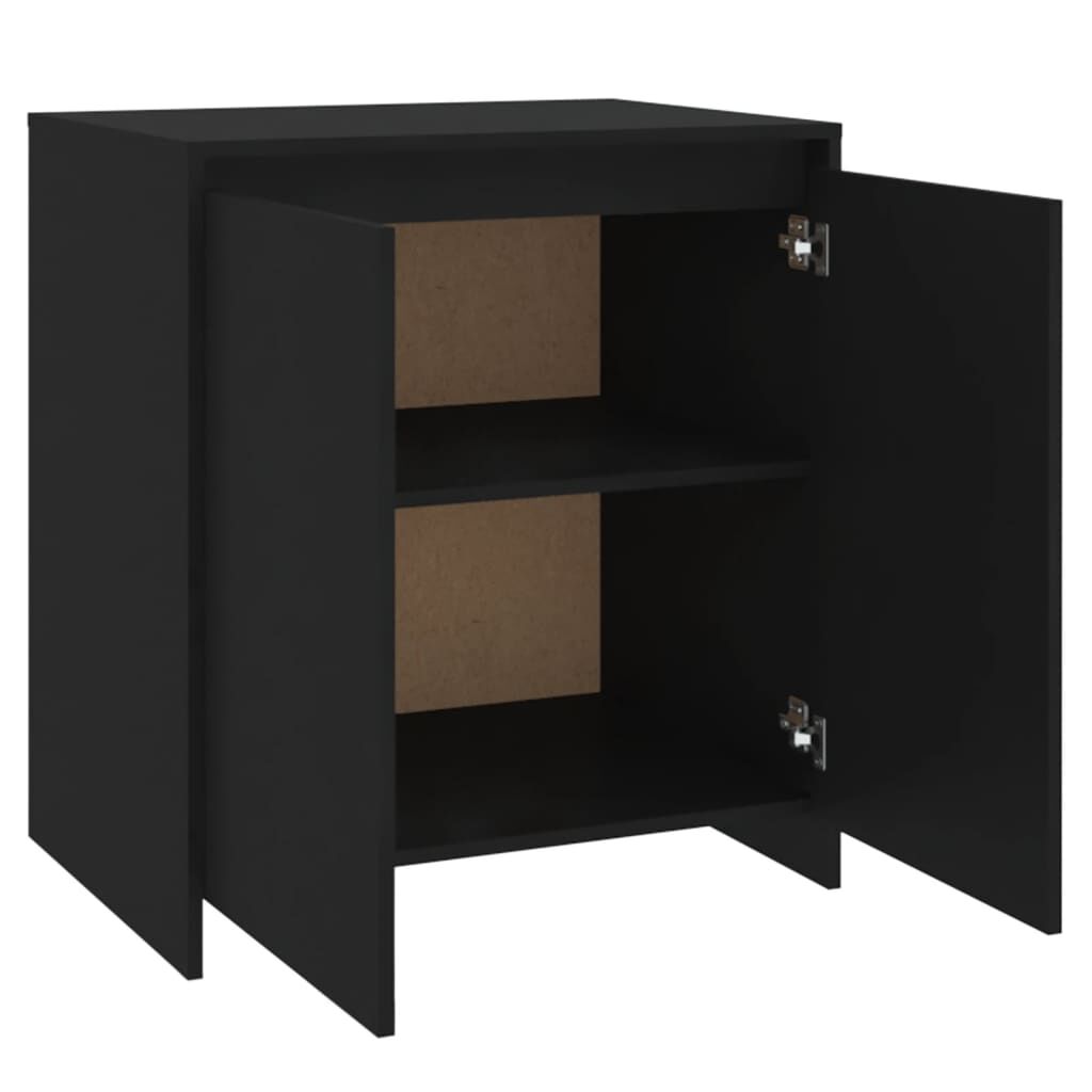 vidaXL Μπουφές Μαύρος 70x41x75 εκ. από Επεξεργασμένο Ξύλο