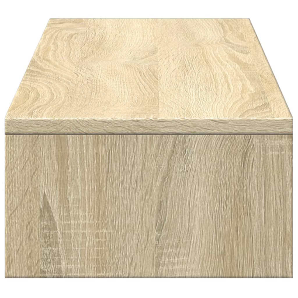vidaXL Βάση Οθόνης με Συρτάρια Sonoma Δρυς 100x27x15 εκ. Επεξεργ. Ξύλο