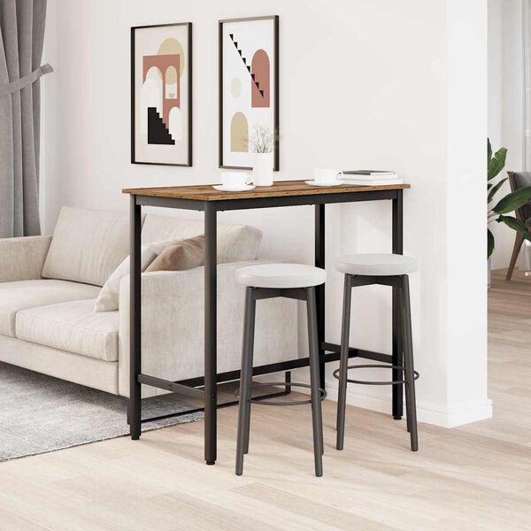 vidaXL &tau;&rho;&alpha;&pi;έ&zeta;&iota; &Pi;&alpha;&lambda;&iota;ό &xi;ύ&lambda;&omicron; 100 x 50 x 90,5 &epsilon;&kappa;