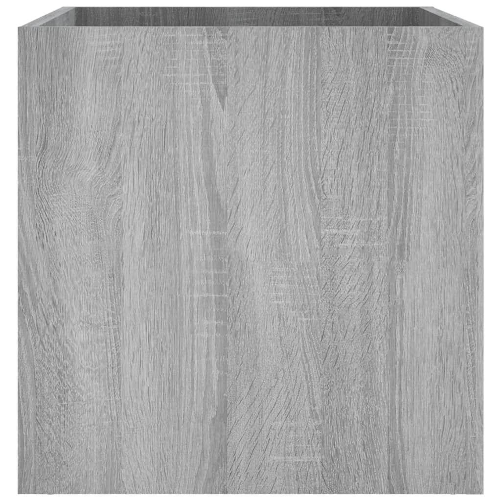 vidaXL Ζαρντινιέρα Γκρι sonoma 40 x 40 x 40 εκ. από Επεξεργασμένο Ξύλο
