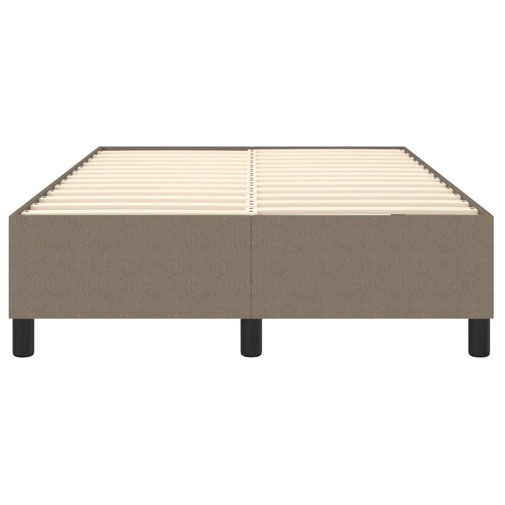 vidaXL Σκελετός Κρεβατιού Χωρίς Στρώμα Taupe 120x200 εκ. Υφασμάτινο