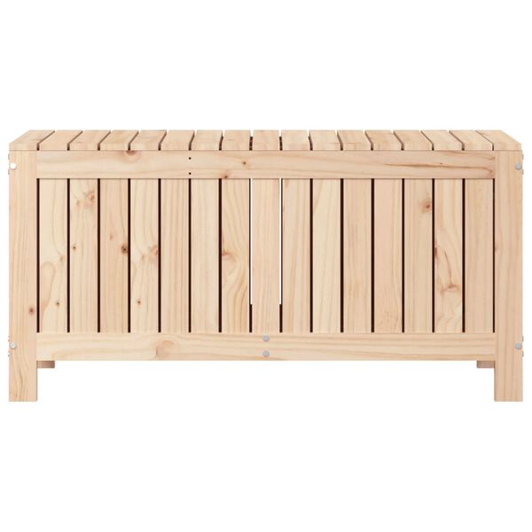 vidaXL Μπαούλο Αποθήκευσης Κήπου 76x42,5x54 εκ. Μασίφ Ξύλο Πεύκου