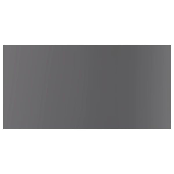 vidaXL Ράφια Βιβλιοθήκης 4 τεμ. Γυαλ. Γκρι 60x30x1,5 εκ. Μοριοσανίδα