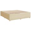 vidaXL &Kappa;&rho;&epsilon;&beta;ά&tau;&iota; Boxspring &mu;&epsilon; &Sigma;&tau;&rho;ώ&mu;&alpha; &Kappa;&rho;&epsilon;&mu; 180x200 &epsilon;&kappa;. &Upsilon;&phi;&alpha;&sigma;&mu;ά&tau;&iota;&nu;&omicron;