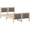vidaXL &Sigma;&kappa;&epsilon;&lambda;&epsilon;&tau;ό&sigmaf; &Kappa;&rho;&epsilon;&beta;&alpha;&tau;&iota;&omicron;ύ Taupe 120 x 200 cm &Sigma;&tau;&epsilon;&rho;&epsilon;ά &xi;&upsilon;&lambda;&epsilon;ί&alpha; &pi;&epsilon;ύ&kappa;&omicron;&upsilon;