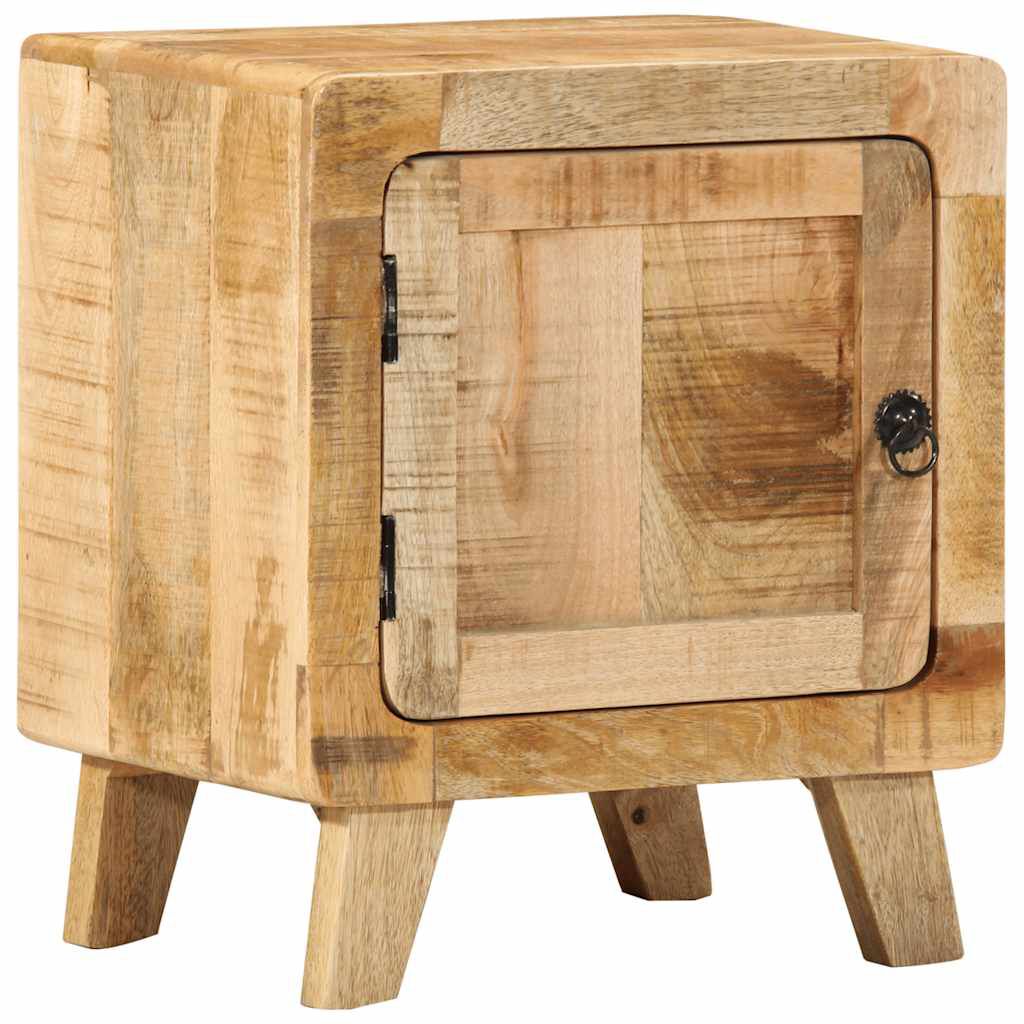 vidaXL Κομοδίνο 2 τεμάχια 40x32x46 cm Στερεό ξύλο Rough Mango