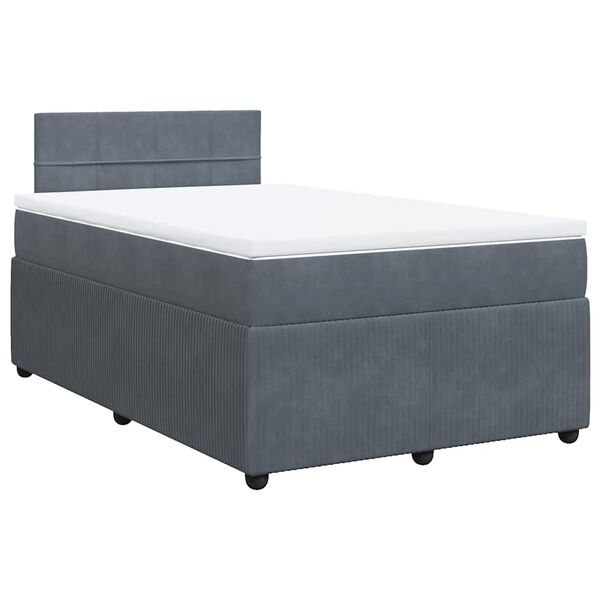 vidaXL &Kappa;&rho;&epsilon;&beta;ά&tau;&iota; Boxspring &mu;&epsilon; &Sigma;&tau;&rho;ώ&mu;&alpha; &Sigma;&kappa;&omicron;ύ&rho;&omicron; &Gamma;&kappa;&rho;&iota; 120x200 &epsilon;&kappa;. &Beta;&epsilon;&lambda;&omicron;ύ&delta;&iota;&nu;&omicron;