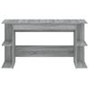 vidaXL Γραφείο Γκρι Sonoma 140 x 50 x 75 εκ. από Επεξεργασμένο Ξύλο