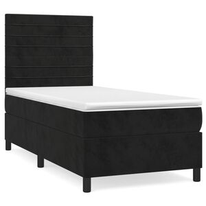 vidaXL &Kappa;&rho;&epsilon;&beta;ά&tau;&iota; Boxspring &mu;&epsilon; &Sigma;&tau;&rho;ώ&mu;&alpha; &Mu;&alpha;ύ&rho;&omicron; 80 x 200 &epsilon;&kappa;. &Beta;&epsilon;&lambda;&omicron;ύ&delta;&iota;&nu;&omicron;