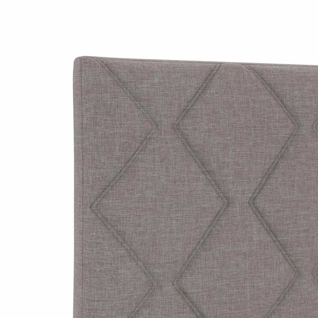 vidaXL Υφασμάτινο Κεφαλάρι Geometric με κεφαλάρι Taupe 80 cm ύφασμα