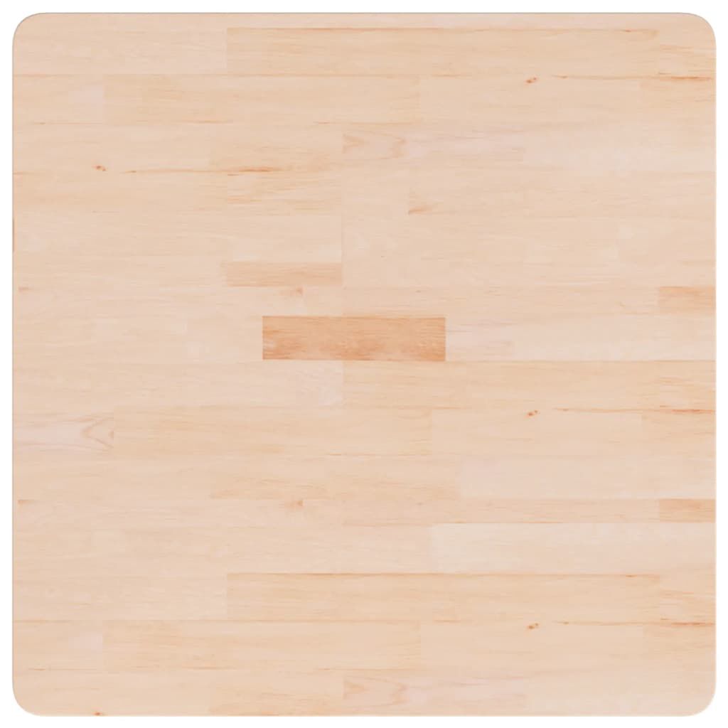 vidaXL Επιφάνεια Τραπεζιού Τετράγωνη 70x70x4 εκ. Μασίφ Ξύλο Δρυός