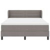 vidaXL &Kappa;&rho;&epsilon;&beta;ά&tau;&iota; &mu;&epsilon; &epsilon;&lambda;&alpha;&tau;ή&rho;&iota;&alpha; &mu;&epsilon; &sigma;&tau;&rho;ώ&mu;&alpha; Taupe 140 x 190 cm ύ&phi;&alpha;&sigma;&mu;&alpha;