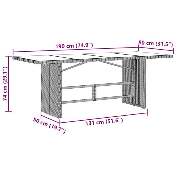 vidaXL Σετ τραπεζαρίας 9 pcs Ανοιχτό γκρι