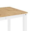 vidaXL Τραπεζαρία Panama Λευκό 180 x 90 x 75 εκ. από Μασίφ Ξύλο Πεύκου
