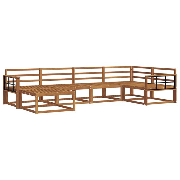 vidaXL &Sigma;&epsilon;&iota;&rho;ά &Kappa;&alpha;&nu;&alpha;&pi;έ &Epsilon;&xi;&omega;&tau;&epsilon;&rho;&iota;&kappa;&omicron;ύ 6 pcs &Phi;&upsilon;&sigma;&iota;&kappa;ό &Sigma;&tau;&epsilon;&rho;&epsilon;ό &Xi;ύ&lambda;&omicron; &Alpha;&kappa;&alpha;&kappa;ί&alpha;&sigmaf;