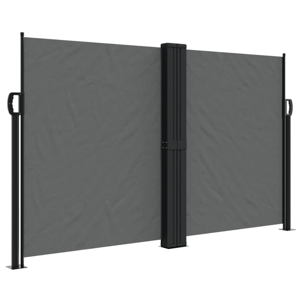 vidaXL Σκίαστρο Πλαϊνό Συρόμενο Ανθρακί 140 x 1200 εκ.