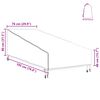 vidaXL Κάλυμμα Επίπλων Εξωτερικού Χώρου 195 x 76 x 82 εκ.