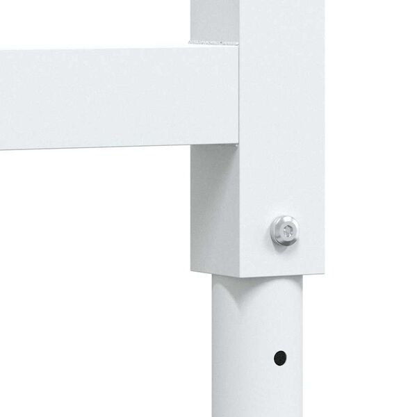 vidaXL πάγκος εργασίας σκούρο καφέ 80x60x(71,5-98) cm μασίφ ξύλο δρυς