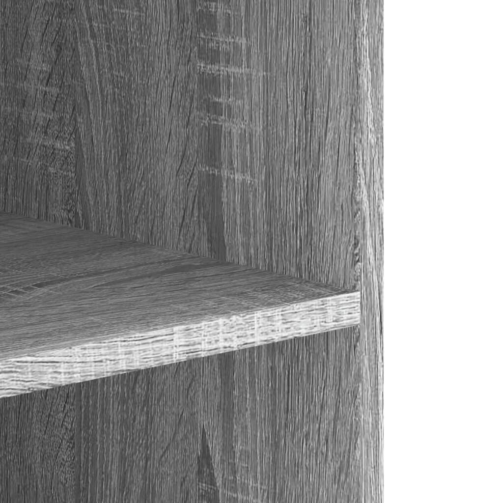 vidaXL Ντουλάπι Τοίχου Γκρι Sonoma 75x35x60 εκ. από Επεξεργασμένο Ξύλο