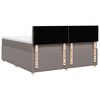 vidaXL &Kappa;&rho;&epsilon;&beta;ά&tau;&iota; Boxspring &mu;&epsilon; &Sigma;&tau;&rho;ώ&mu;&alpha; Taupe 180x200 &epsilon;&kappa;. &Upsilon;&phi;&alpha;&sigma;&mu;ά&tau;&iota;&nu;&omicron;
