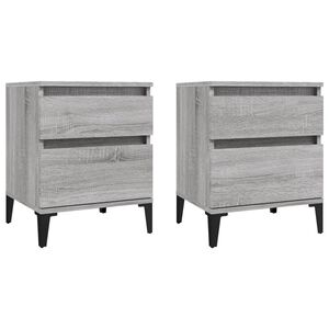 vidaXL &Kappa;&omicron;&mu;&omicron;&delta;ί&nu;&alpha; 2 &Tau;&epsilon;&mu;. &Gamma;&kappa;&rho;&iota; Sonoma 40x35x50 &epsilon;&kappa;.