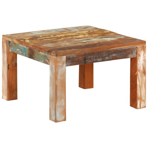 vidaXL Τραπεζάκι Σαλονιού 55 x 55 x 35 εκ. από Μασίφ Ανακυκλωμένο Ξύλο