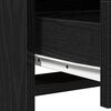 vidaXL Τραπέζι περιποίησης με συρτάρι 2 pcs Μαύρο 78.5 x 41 x 135 εκ