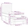 vidaXL &Kappa;&rho;&epsilon;&beta;ά&tau;&iota; Boxspring &mu;&epsilon; &Sigma;&tau;&rho;ώ&mu;&alpha; &Kappa;&rho;&epsilon;&mu; 80 x 200 &epsilon;&kappa;. &Upsilon;&phi;&alpha;&sigma;&mu;ά&tau;&iota;&nu;&omicron;