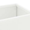 vidaXL Σχέδιο & βάση αποθήκευσης Λευκό 15.5 x 15.5 x 49 εκ Μέταλλο
