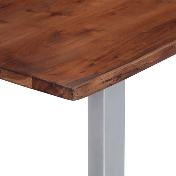 vidaXL Τραπεζάκι Σαλονιού Live Edge 115x60x40 εκ. Μασίφ Ξύλο Ακακίας