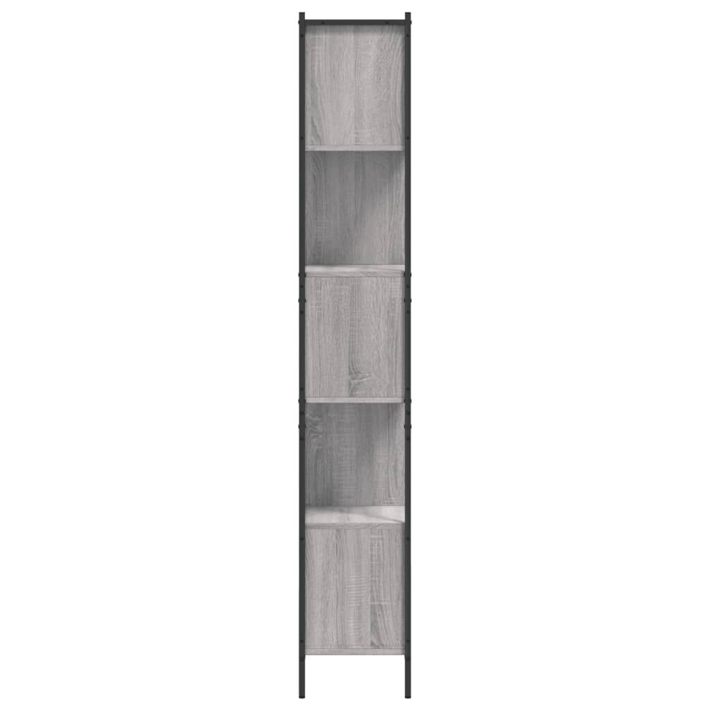 vidaXL Βιβλιοθήκη Γκρι Sonoma 72 x 28 x 172 εκ. από Επεξεργασμένο Ξύλο
