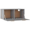 vidaXL Ντουλάπι Τοίχου Γκρι Sonoma 80x35x36,5 εκ. Επεξεργασμένο Ξύλο