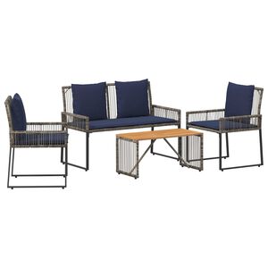 vidaXL &Sigma;&epsilon;&tau; &Epsilon;&xi;&omega;&tau;&epsilon;&rho;&iota;&kappa;ώ&nu; &Epsilon;&pi;ί&pi;&lambda;&omega;&nu; 9 &tau;&mu;&chi;. &Gamma;&kappa;&rho;&iota; &kappa;&alpha;&iota; Navy Blue
