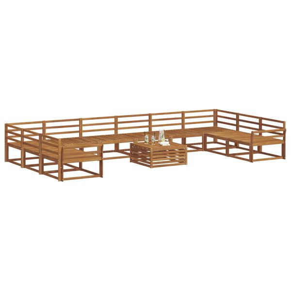 vidaXL &Sigma;&epsilon;&iota;&rho;ά &Kappa;&alpha;&nu;&alpha;&pi;έ &Epsilon;&xi;&omega;&tau;&epsilon;&rho;&iota;&kappa;&omicron;ύ 11 pcs &Phi;&upsilon;&sigma;&iota;&kappa;ό &Sigma;&tau;&epsilon;&rho;&epsilon;ό &Xi;ύ&lambda;&omicron; &Alpha;&kappa;&alpha;&kappa;ί&alpha;&sigmaf;