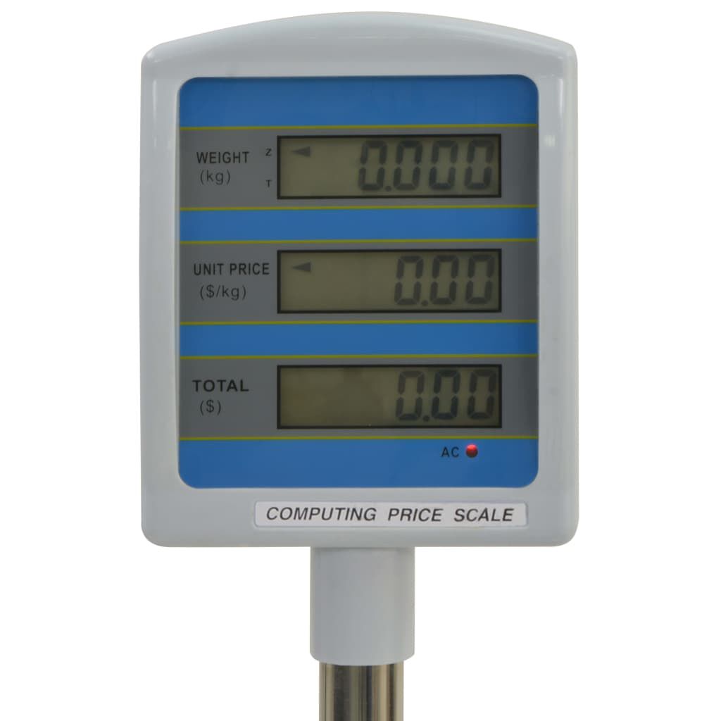 vidaXL Ζυγαριά Ηλεκτρονική 30 κ. με Οθόνη LCD