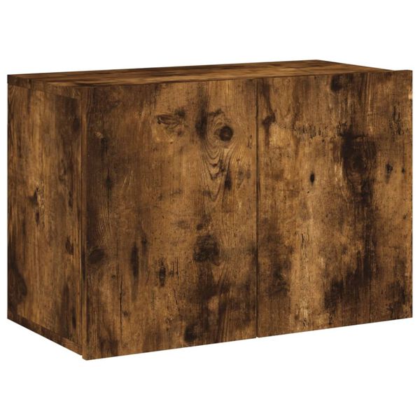 vidaXL Ντουλάπι Τοίχου Τηλεόρασης Καφέ Δρυς 60 x 30 x 41 εκ.