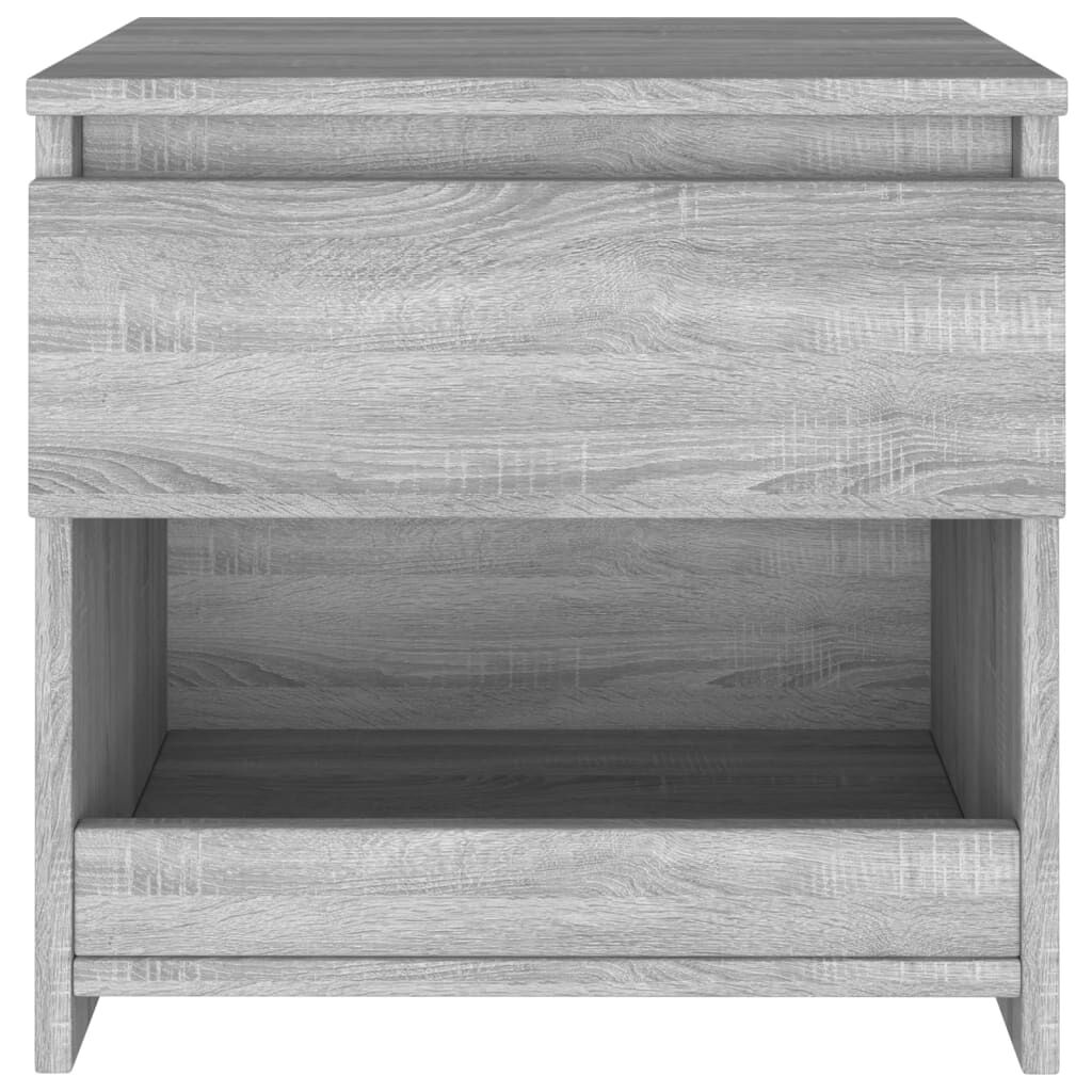 vidaXL Κομοδίνα 2 τεμ. Γκρι Sonoma 40x30x39 εκ. από Επεξεργασμένο Ξύλο