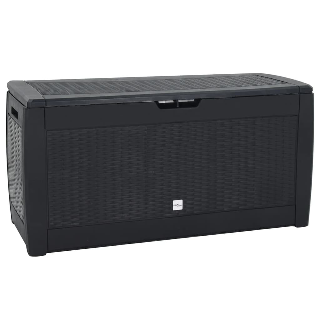vidaXL Μπαούλο Αποθήκευσης Κήπου Ανθρακί 119x48x60 εκ. απο Πολυπ/λένιο