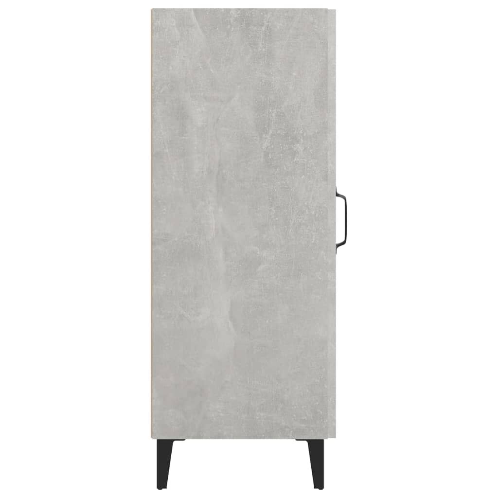 vidaXL Ντουλάπι Γκρι Σκυροδέματος 34,5x34x90 εκ. Επεξεργασμένο Ξύλο
