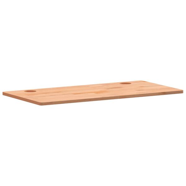 vidaXL Επιφάνεια Γραφείου 100 x 50 x 1,5 εκ. από Μασίφ Ξύλο Οξιάς