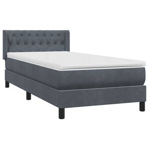 vidaXL &Kappa;&rho;&epsilon;&beta;ά&tau;&iota; Boxspring &mu;&epsilon; &Sigma;&tau;&rho;ώ&mu;&alpha; &Sigma;&kappa;&omicron;ύ&rho;&omicron; &Gamma;&kappa;&rho;&iota; 90x220 &epsilon;&kappa;. &Beta;&epsilon;&lambda;&omicron;ύ&delta;&iota;&nu;&omicron;