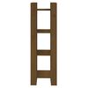 vidaXL Βιβλιοθήκη/Διαχωριστικό Χώρου Μελί 41x35x125 εκ. Μασίφ Ξύλο