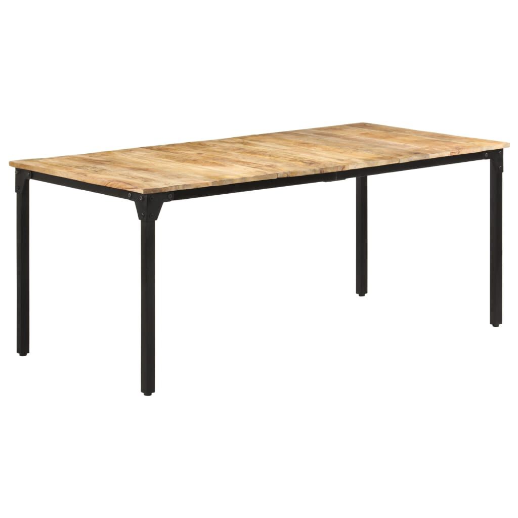 vidaXL Τραπεζαρία 180 x 90 x 76 εκ. από Ακατέργαστο Ξύλο Μάνγκο